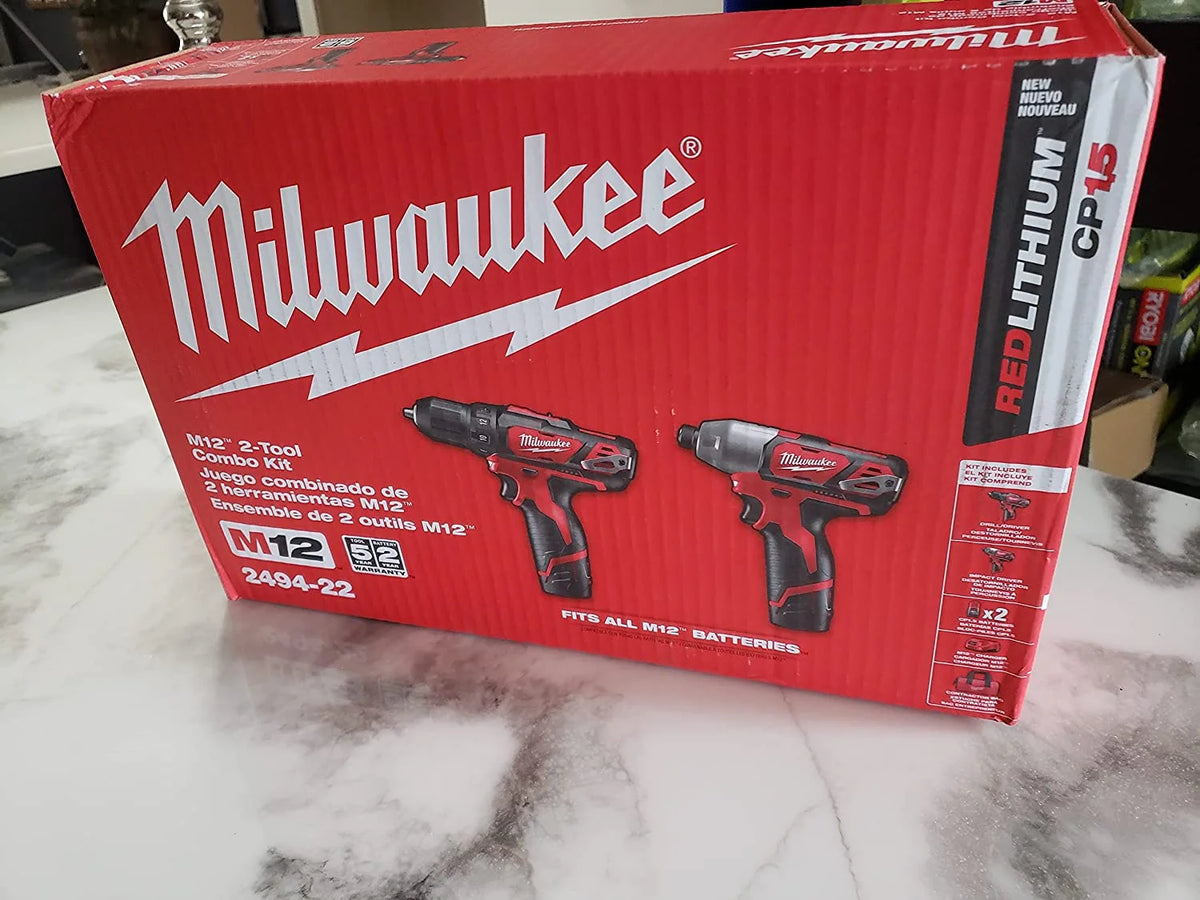 Milwaukee 2494-22 Kit with Free M12 2.0Ah Compact Battery