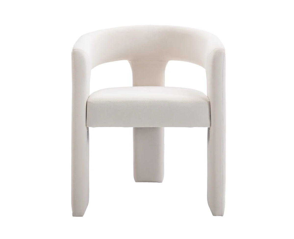Guyou Modern Sherpa Upholstered Dining Chair, Cute Barrel Side Armchair Kitchen Chair with Armrests and Back for Living Room Dining Room Bedroom, Green
