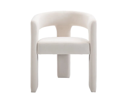 Guyou Modern Sherpa Upholstered Dining Chair, Cute Barrel Side Armchair Kitchen Chair with Armrests and Back for Living Room Dining Room Bedroom, Green