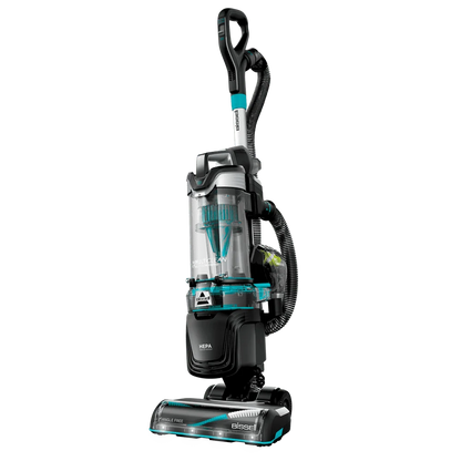 BISSELL Upright Vacuum, PowerLifter Allergen Pet Rewind, Pet Friendly , Bagless, HEPA filter, with Tangle Free Brush Roll, Swivel Steering and LED Headlights, 3404, Black