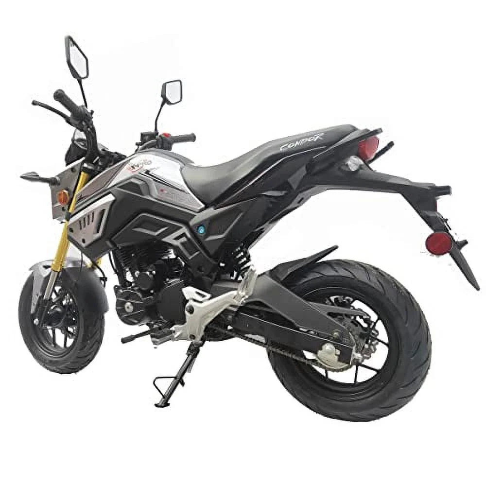 X-Pro Brand New 150cc Gas Motorcycle with 5-Speed Manual Transmission Electric/Kick Start 12" Wheels