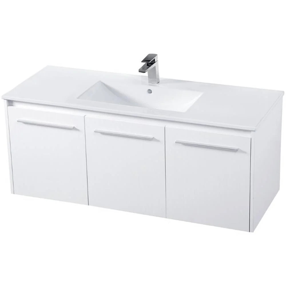Elegant Kitchen and Bath 48 Inch  Single Bathroom Floating Vanity In Concrete Grey