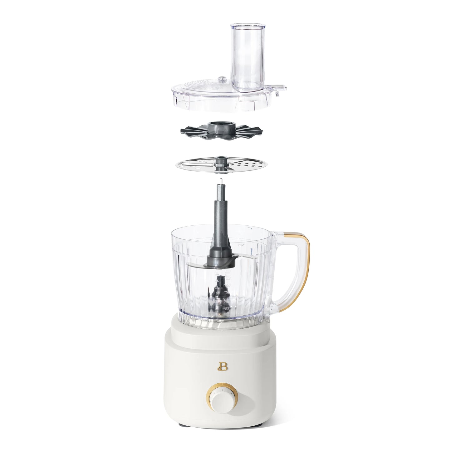 Beautiful 10-Cup Food Processor with Accessories, White Icing by Drew Barrymore