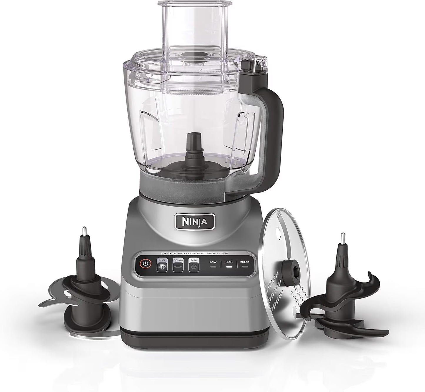 Restored Ninja Professional Plus Refurbished 9 Cup Food Processor, Silver (Refurbished)