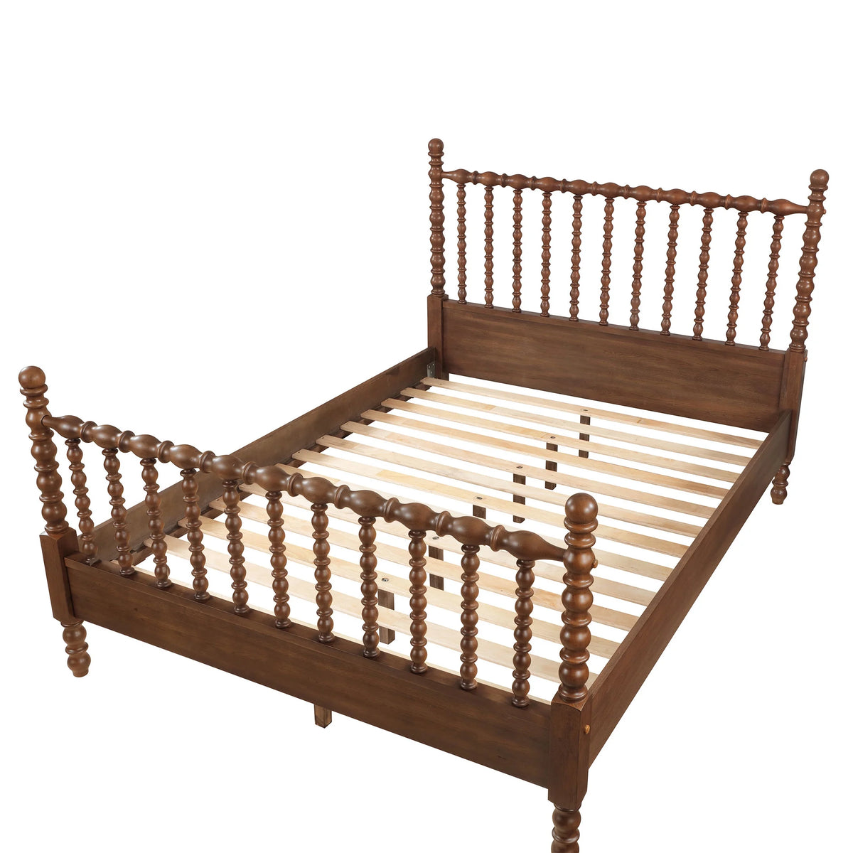 Pioneer Woman Harper Queen-Size Spindle Bed, Homestead Brown