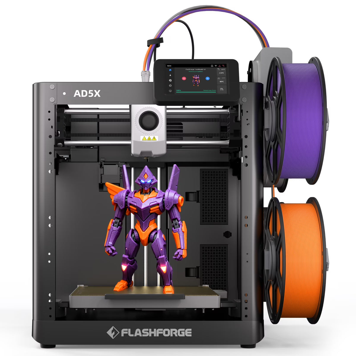 Flashforge 3D Printer Adventurer 5M, 3D Printers for Beginners Home DIY, High Speed Print Size 8.7 x 8.7 x 8.7in, Black