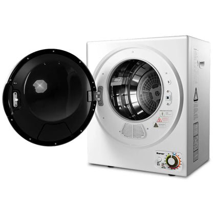 Costway Electric Tumble Compact Cloth Dryer Stainless Steel Wall Mounted 1.5 cu .ft.