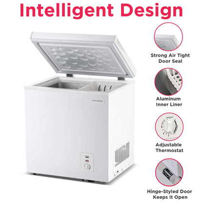 Frigidaire, 2.1 Cu. Ft. Chest Freezer, White