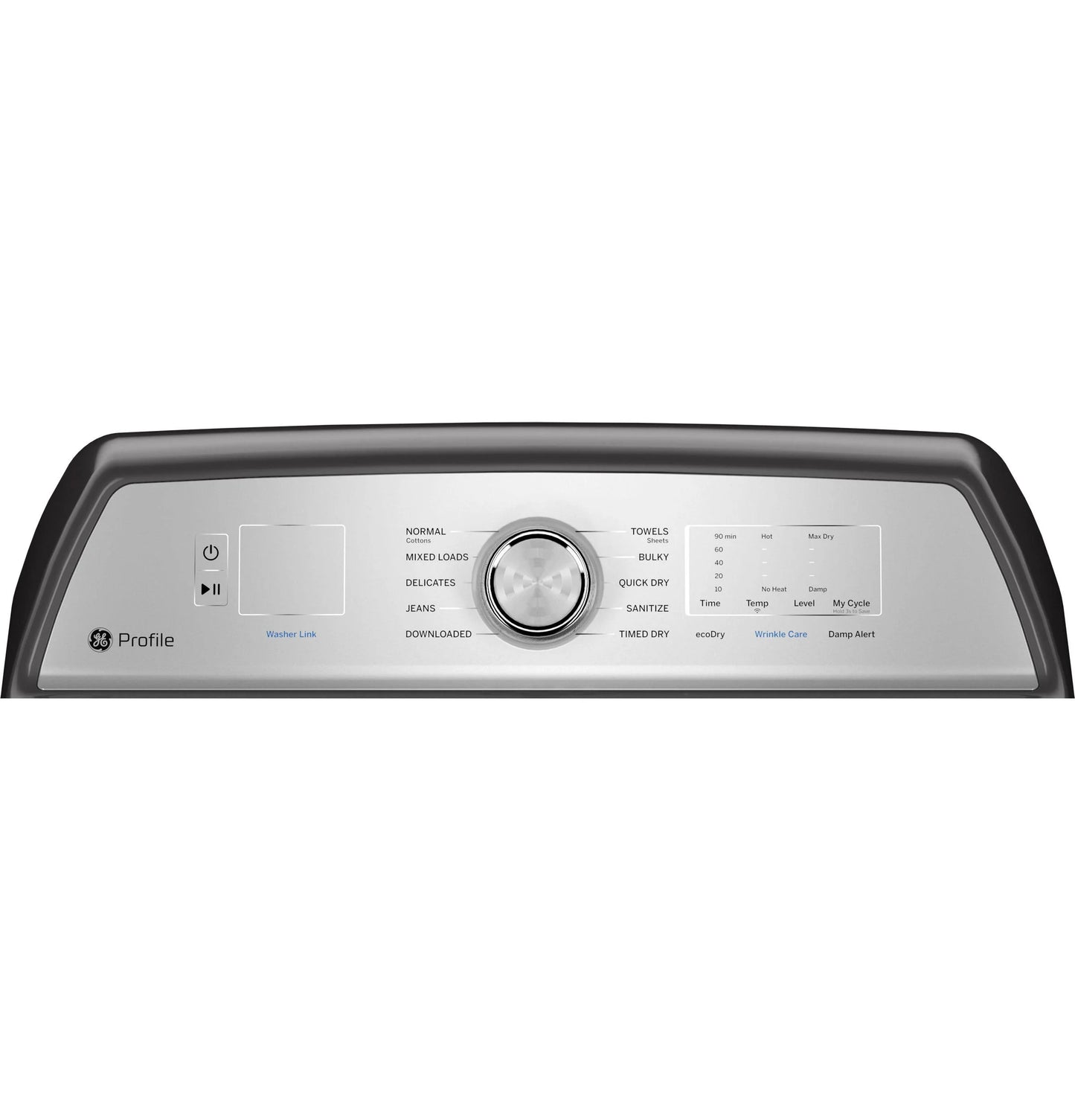 Ge Profile Ptd60ebr 27" Wide 7.4 Cu. Ft. Energy Star Rated Electric Dryer - Diamond Gray