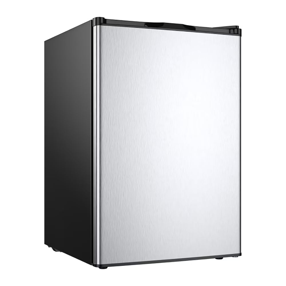 Spaco 3 Cubic Feet Compact Upright Freezer with Stainless Steel Door, Compact Refrigerator for Dorm, Office, Bedroom