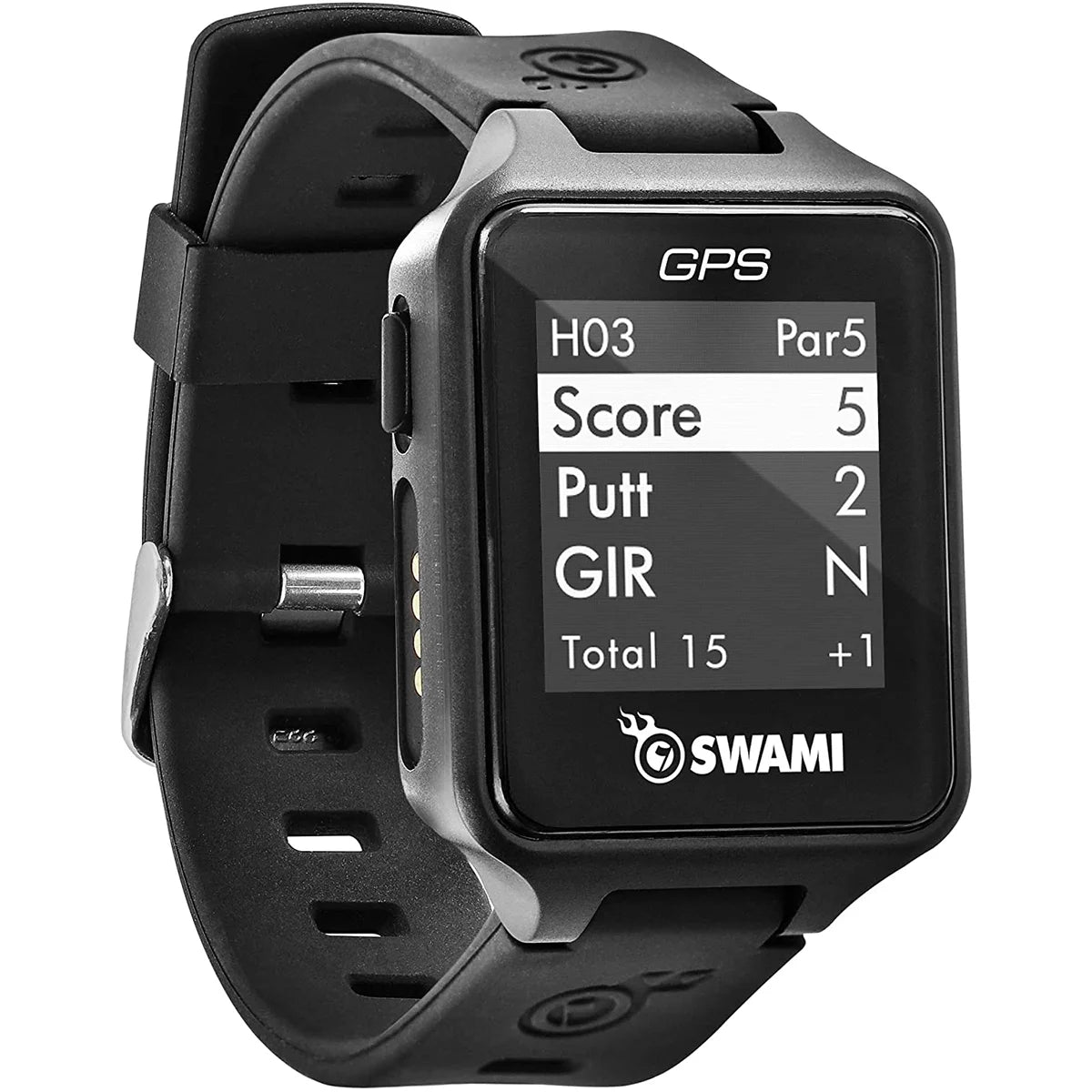 IZZO Golf Swami Golf GPS Watch, with 38,000+ Preloaded Course Maps