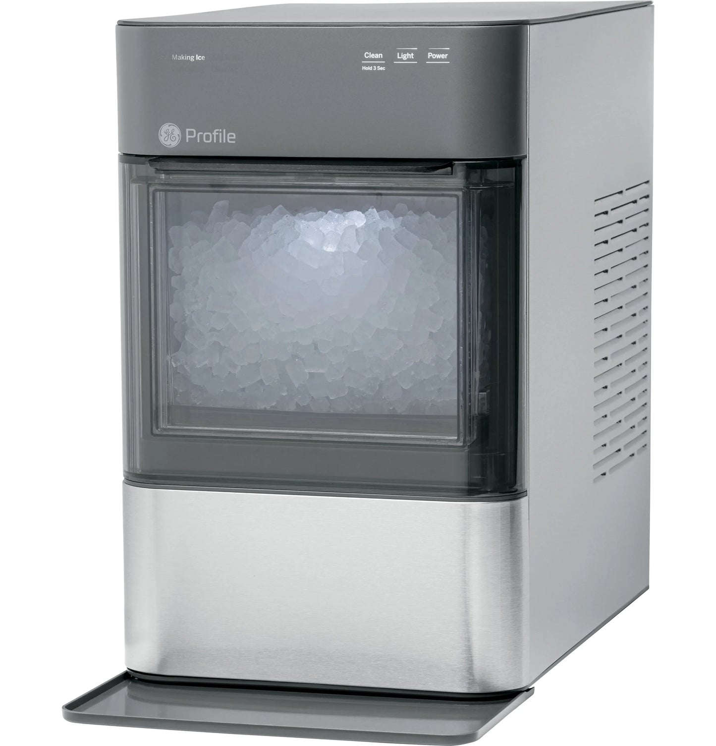 GE Appliances Opal 2.0 Countertop Nugget Ice Maker, 38 lb Maximum Output, Industrial