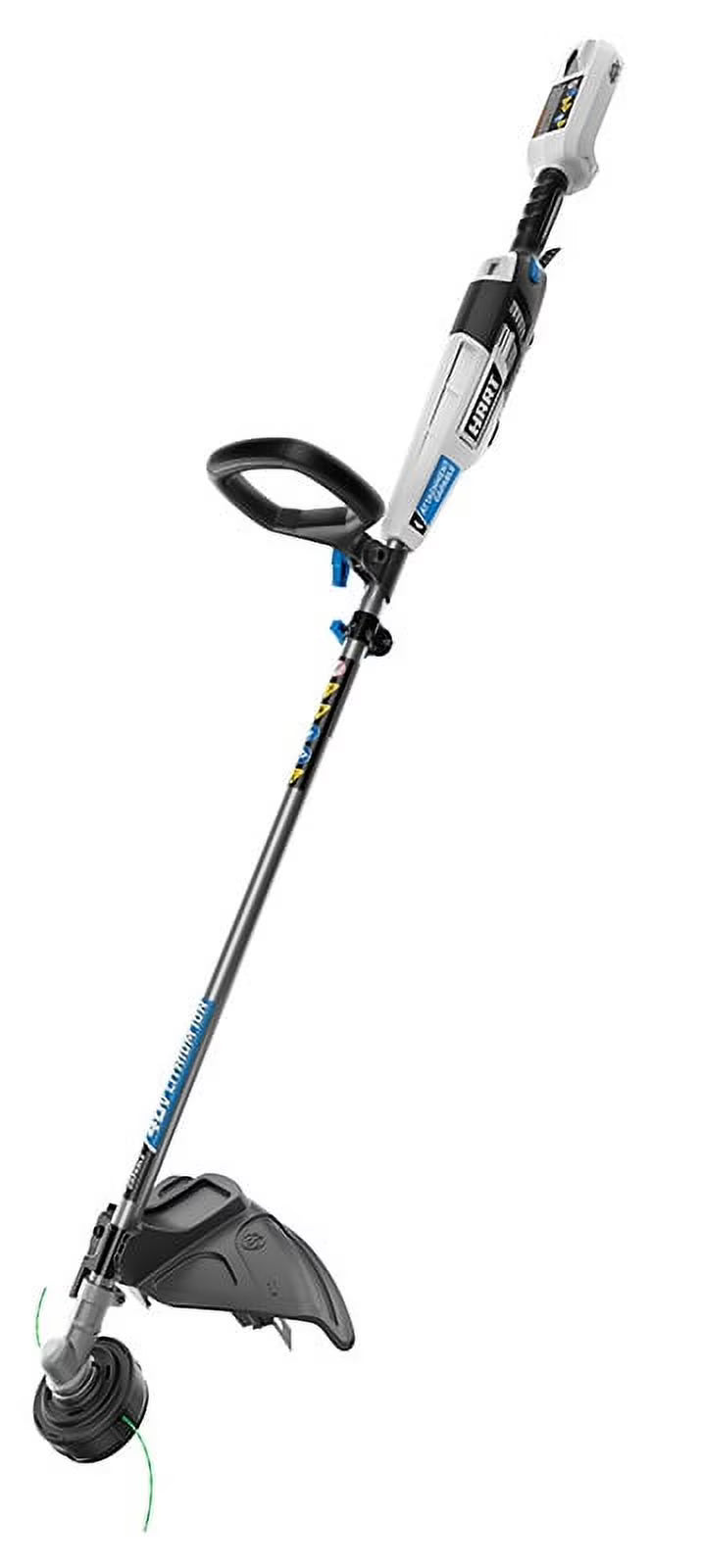 HART 40-Volt Cordless Attachment Capable 15-inch String Trimmer Kit, (1) 4.0Ah Lithium-Ion Battery