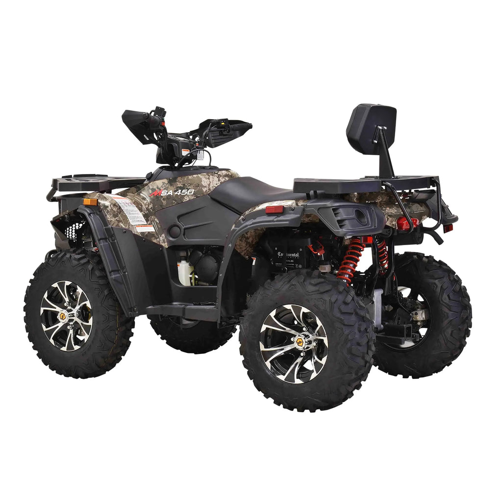 Massimo MSA450F Adult ATV Quad 352cc 25 HP 4 Stroke 4-Wheeler - Sand