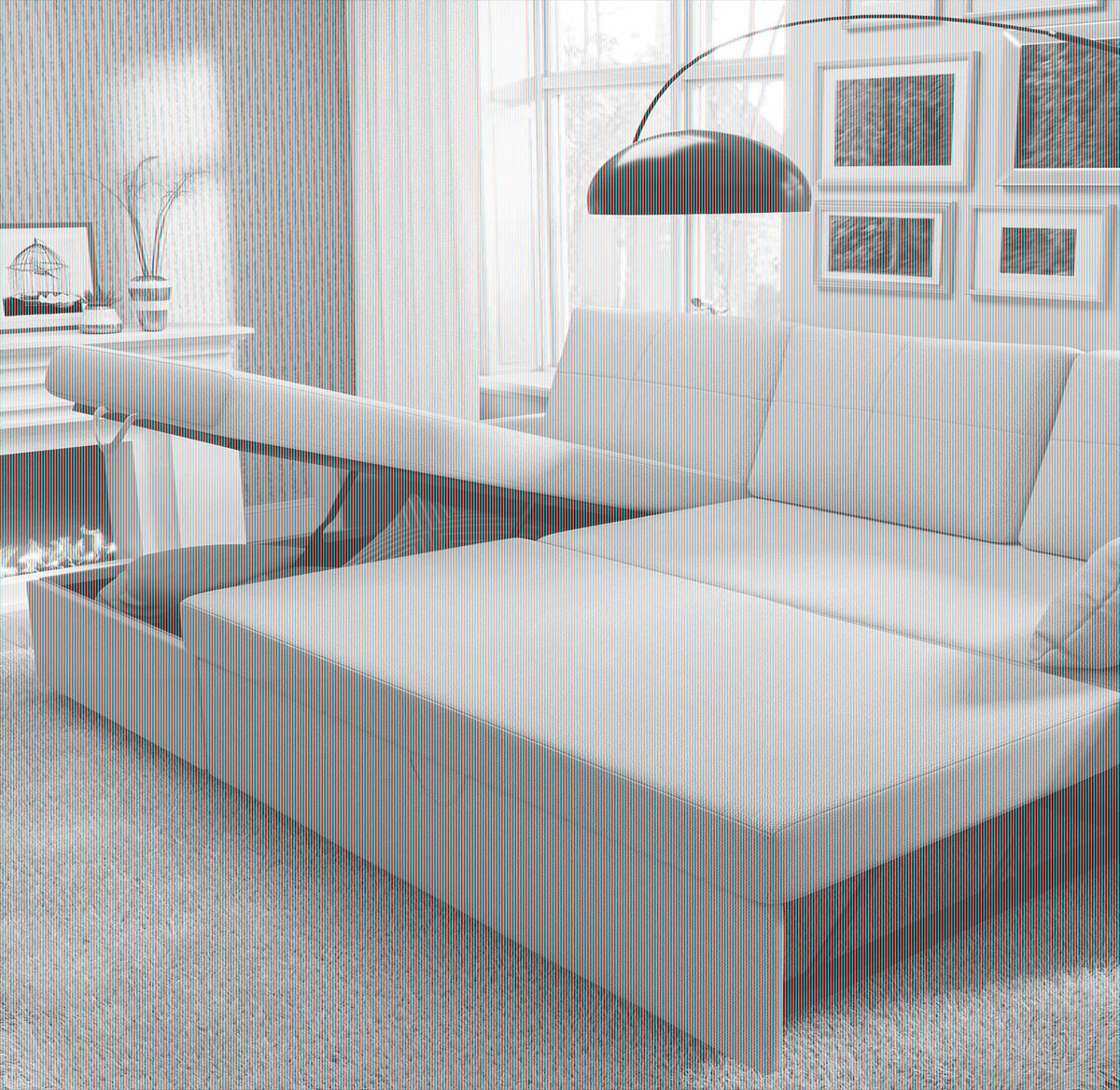 VANACC Sofa Bed, Adult Sleeper Sofa with Storage Chaise, Pull Out Couch for Bed Room, Gray Chenille