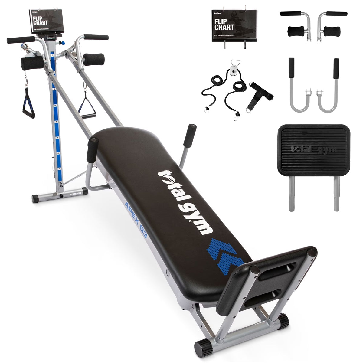 Total Gym APEX G5 Home Fitness Incline Weight Trainer Equipment w/ 10 Resistance Levels