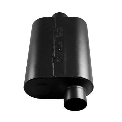 Flowmaster 853046 Super 40 Muffler 409S - 3.00 Offset In / 3.00 Center Out - Aggressive Sound