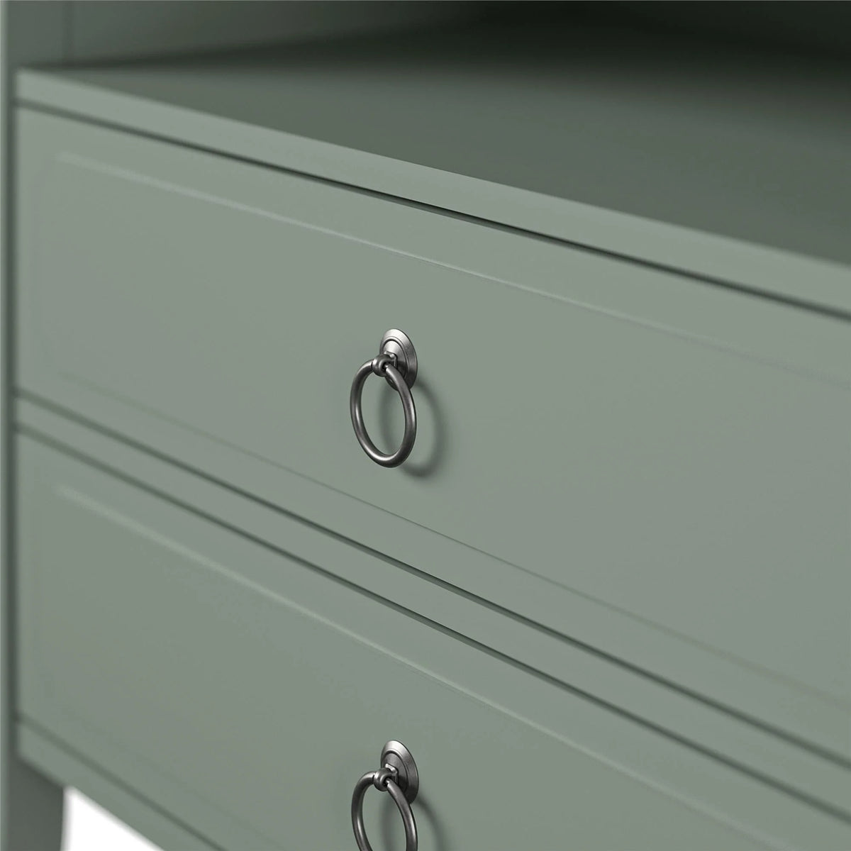 Her Majesty 2 Drawer Nightstand, Mustard Yellow