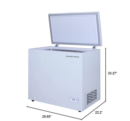Hamilton Beach 5.0 Cu. Ft. Chest Freezer, White, HBFRF510