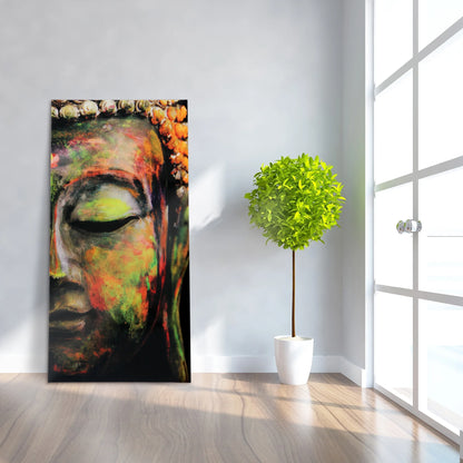 Empire Art Direct Blue Splash Frameless Free Floating Tempered Glass Panel Graphic Wall Art, 72" x 36", Ready to Hang