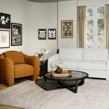 Beautiful Drew 72.2" Sofa by Drew Barrymore for Adults, Striped Linen