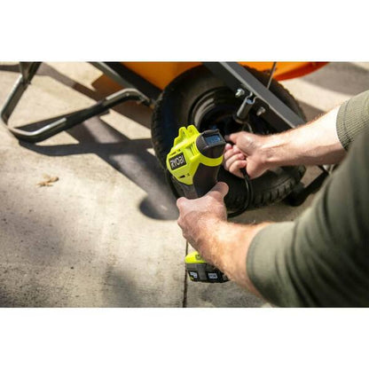 ONE+ 18V Cordless 2-Tool Combo Kit with High Pressure Inflator with Digital Gauge and Cordless LED Light (Tools Only)