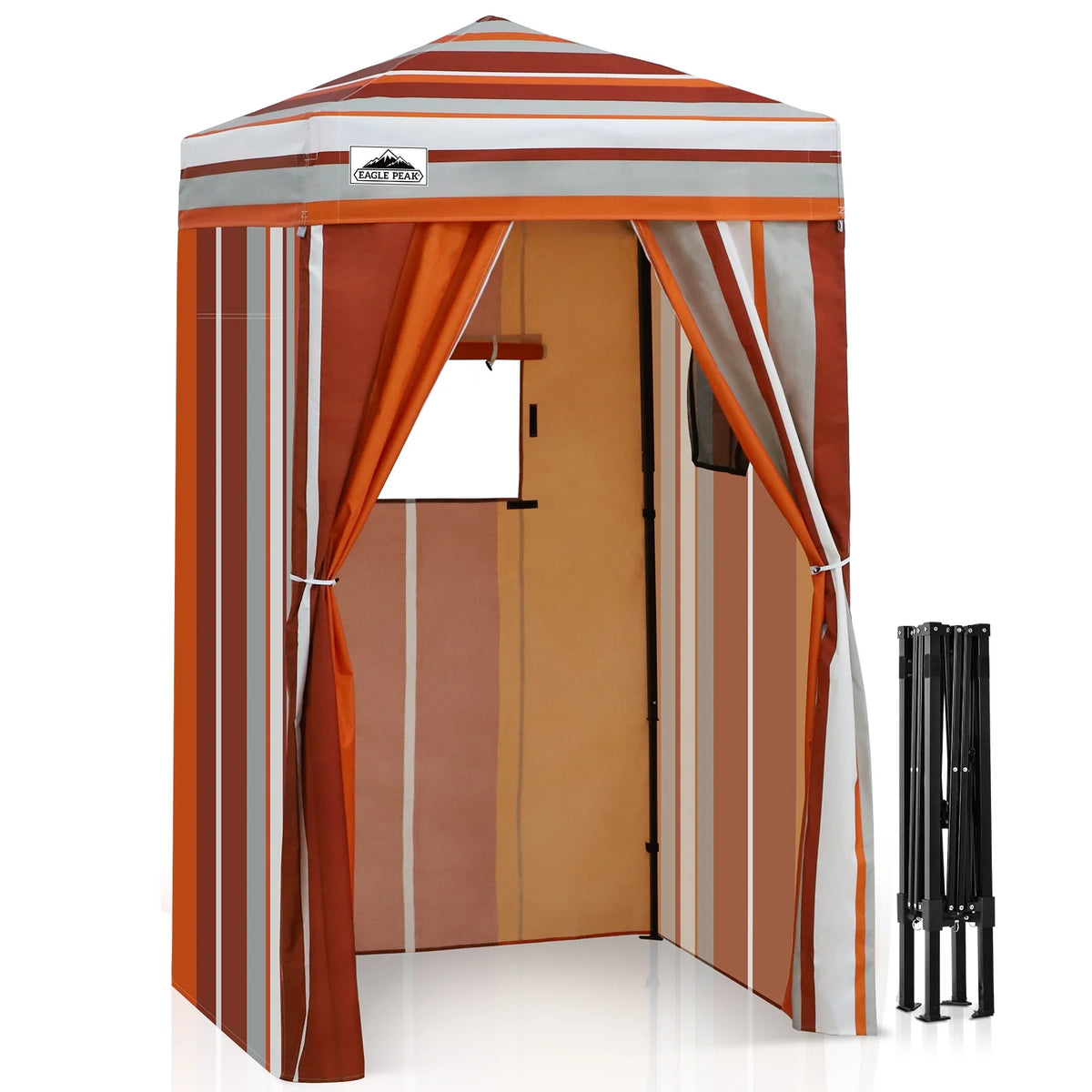 EAGLE PEAK Flex Ultra Compact 4 ft x 4 ft Pop-up Changing Room Canopy, Portable Privacy Cabana