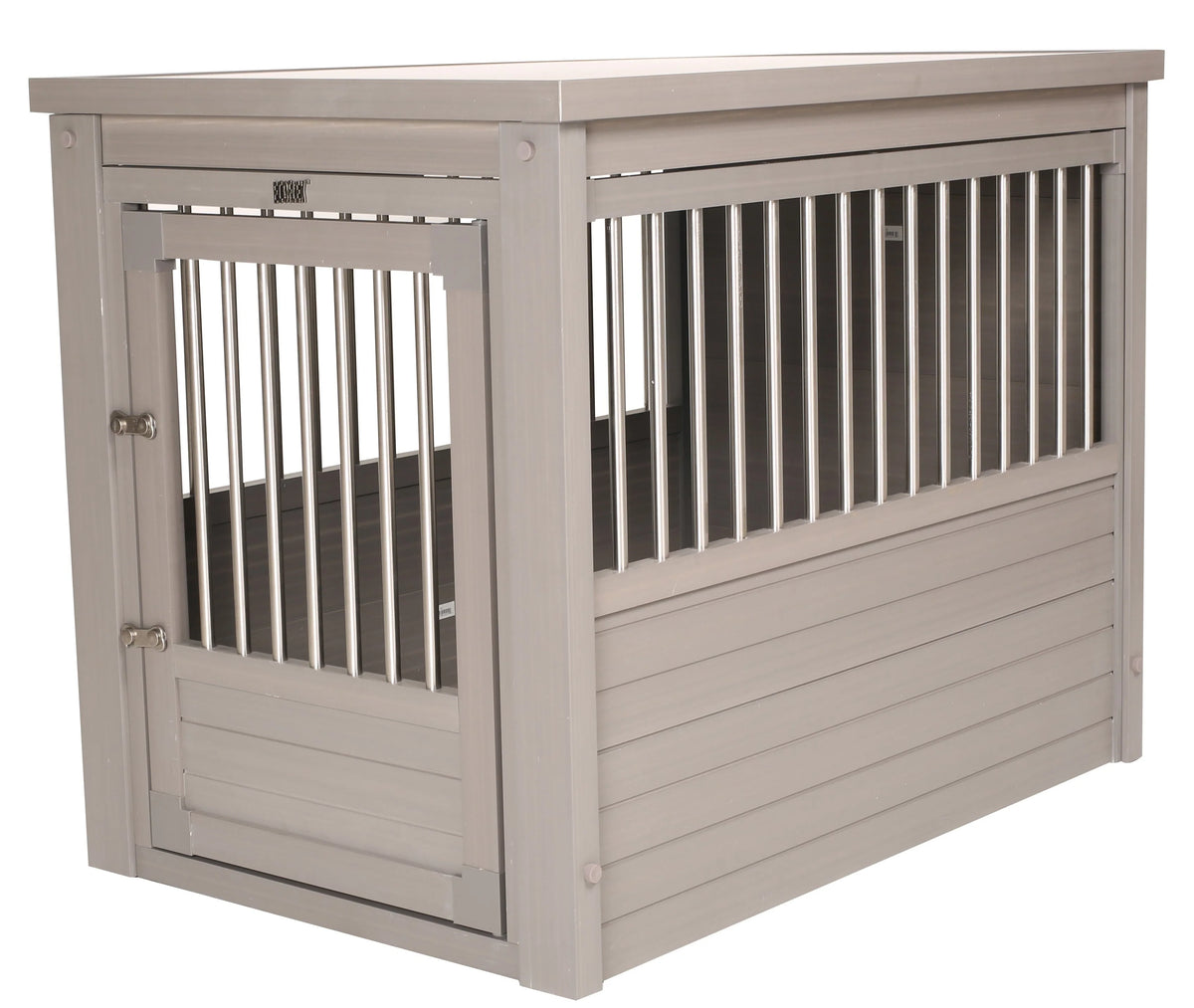 ECOFLEX® Dog Crate End Table - Grey Large