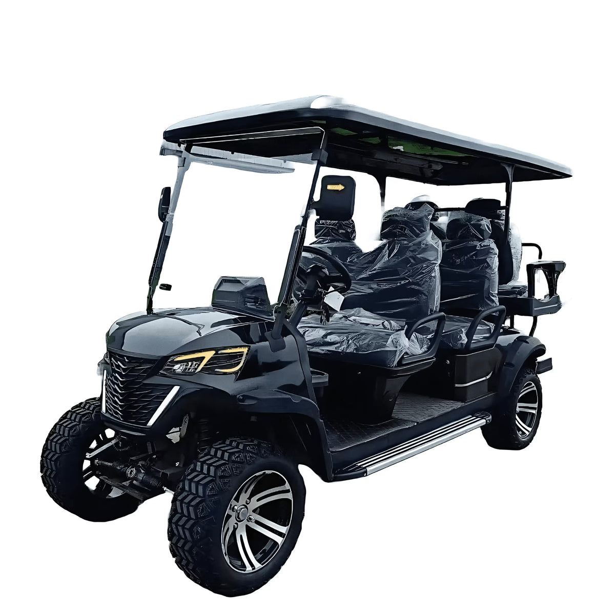 Revolution Outdoors E4X 6-Seater 60V Lithium Ion Golf Cart for Outdoor