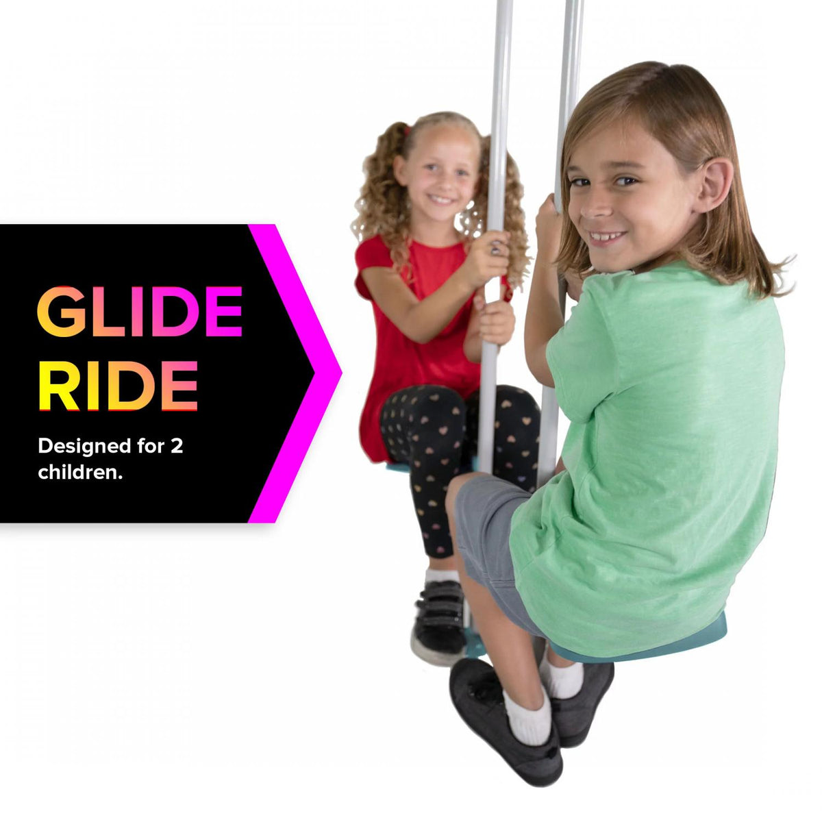 Sportspower Super 8 Metal Swing Set. Rocking Horse. Saucer Swing. Glide Ride. Two Swings and Slide