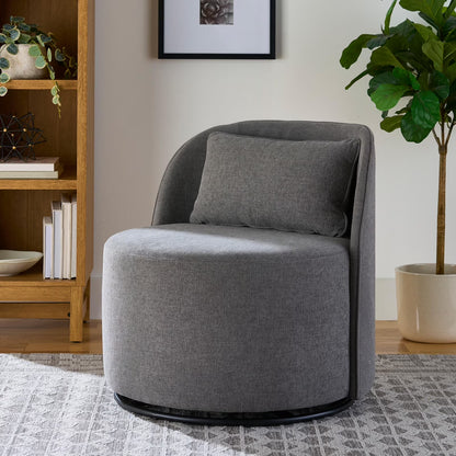 Better Homes & Gardens Juliet Modern Arch Swivel Accent Chair, Cream Boucle