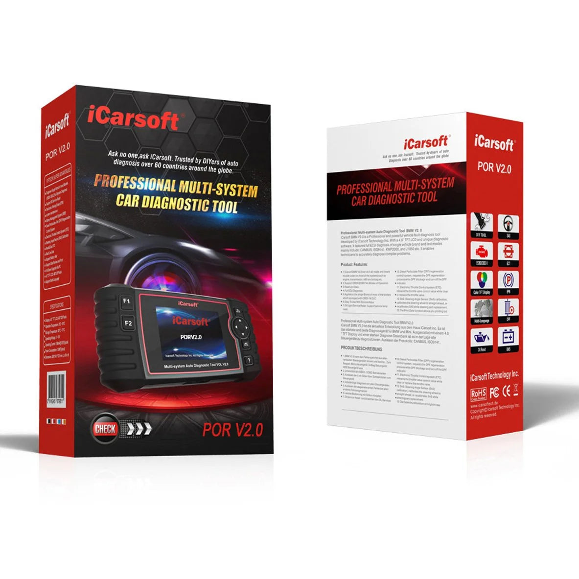 Icarsoft Auto Diagnostic Scanner POR V2.0 for Porsche with ABS Scan, Oil Service Reset ect