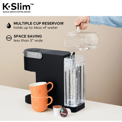 Keurig K-Slim Black Single-Serve K-Cup Pod Coffee Maker