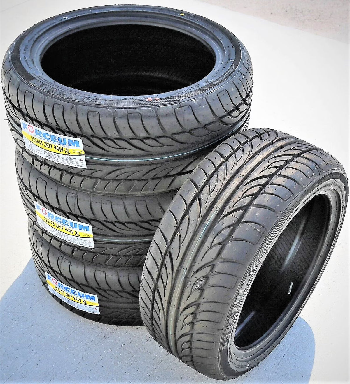 Set of 4 (FOUR) Forceum Hena 225/45R17 ZR 94W XL A/S High Performance Tires Fits: 2017-19 Chevrolet Cruze Diesel, 2021 Toyota Corolla S