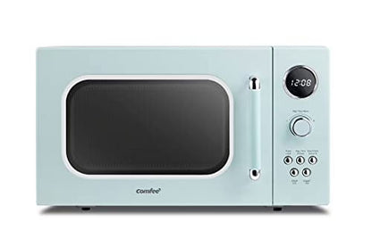 COMFEE' Retro 0.9 cu.ft. Microwave Oven in Green