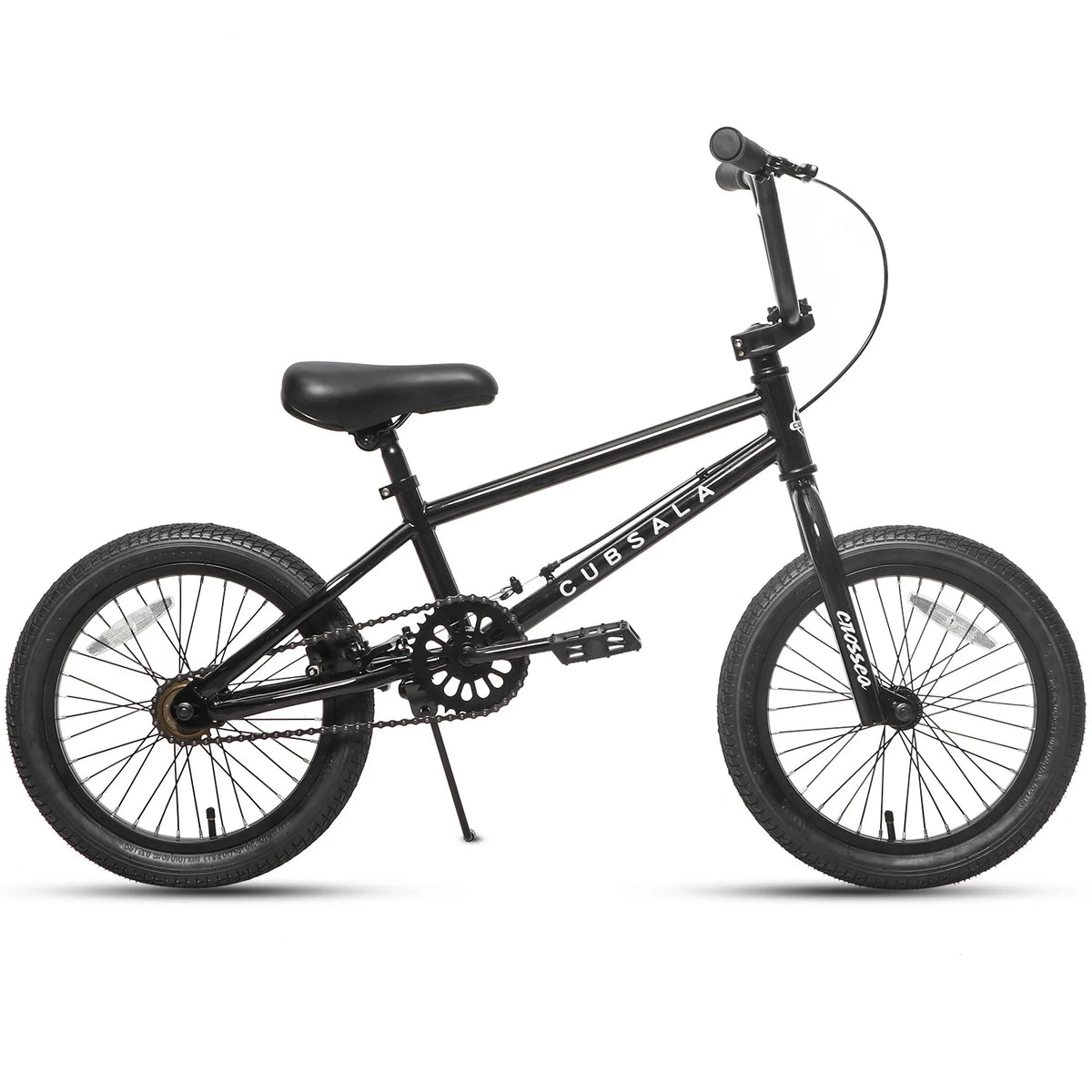 cubsala 20 in Freestyle BMX Kids Bike for Age 6-14 Years Old Boys Girls , Black & Green