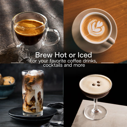 De’Longhi Dedica Duo Espresso Machine, Compact Size with Built in Frother for Latte Art, Brew Espresso, Cold Brew, Lattes & More, Stainless Steel