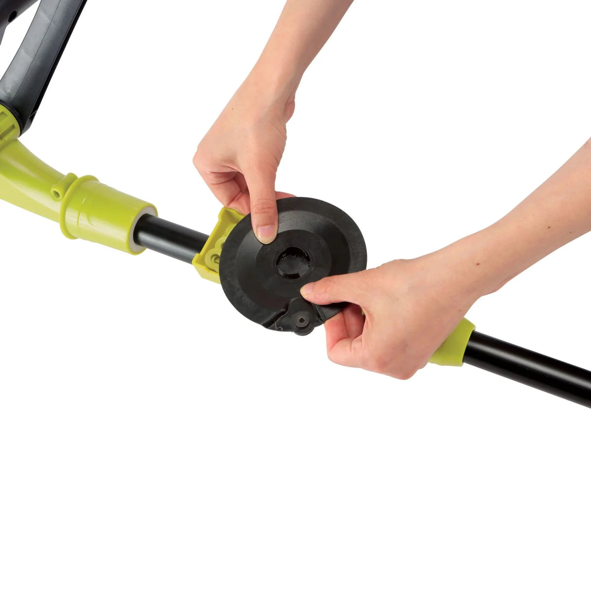 Sun Joe 10�� Stringless Lawn Trimmer, Battery Charger, SharperBlade, Green, 24V-SB10-LTE