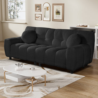 Rophefx 2-Seat Corduroy Deep Seat Cloud Sofa Couch for Living Room, Bedroom