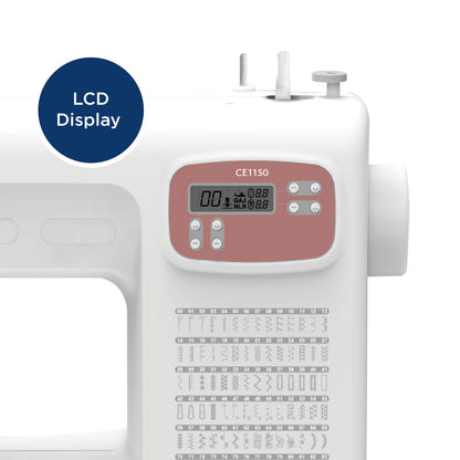 Brother CE1150 110-Stitch Computerized Sewing Machine with Auto Needle Threader, LCD Display & Wide Range of Stitches