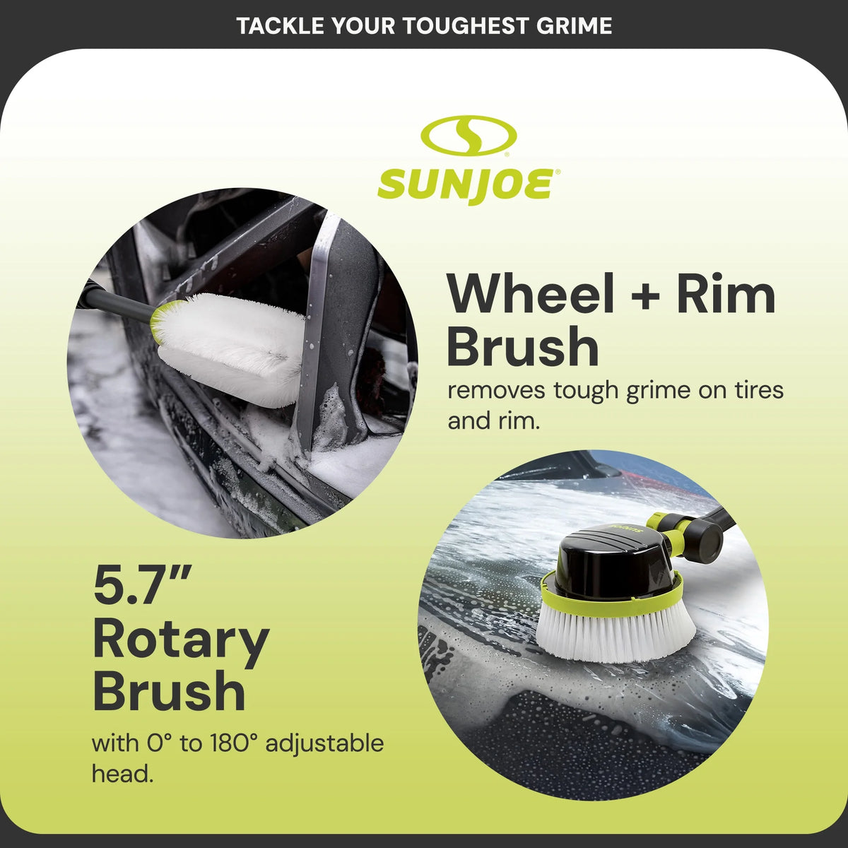 Sun Joe Electric Pressure Washer with Wheels and 3 Pack Pressure Washer Cleaner