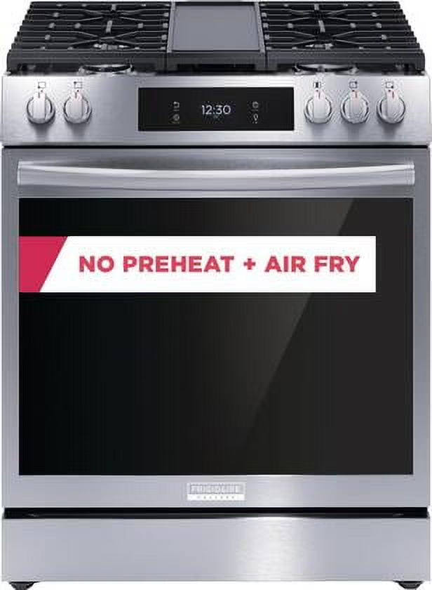 Frigidaire 30 in Gas Range in Stainless Steel