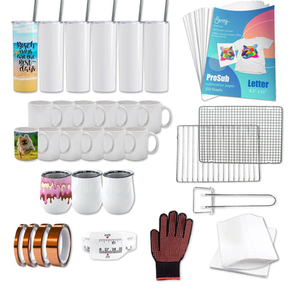 ProSub Large 40L Convection Sublimation Oven Deluxe Bundle for Cups & Tumblers