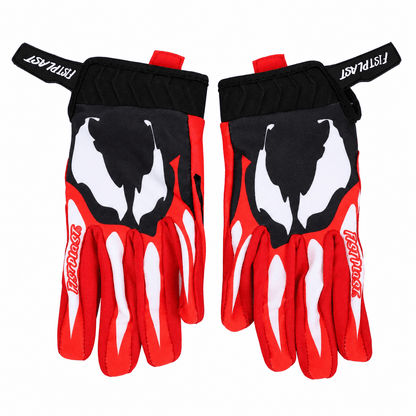 FISTPLAST Red Pit Bike Motocross Gloves