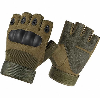 Fingerless Military Tactical Gloves for pit biking, Hunting, Cycling & Airsoft