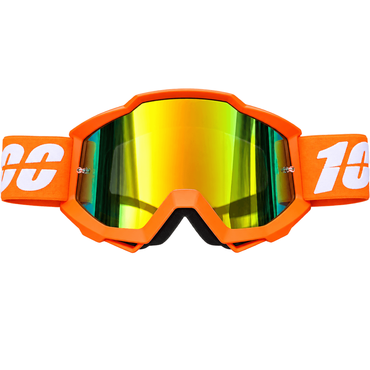 Orange Pit Bike Motocross Goggles for Off-Road Racing