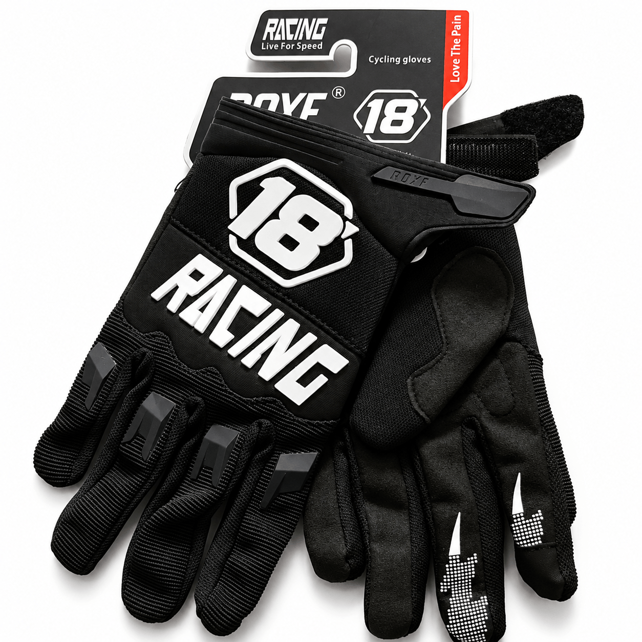 full finger pit bike racing gloves with protective knuckle details
Caption: Neon yellow and black full-finger racing gloves designed for pit bike, motocross, MTB, ATV, and off-road riding.