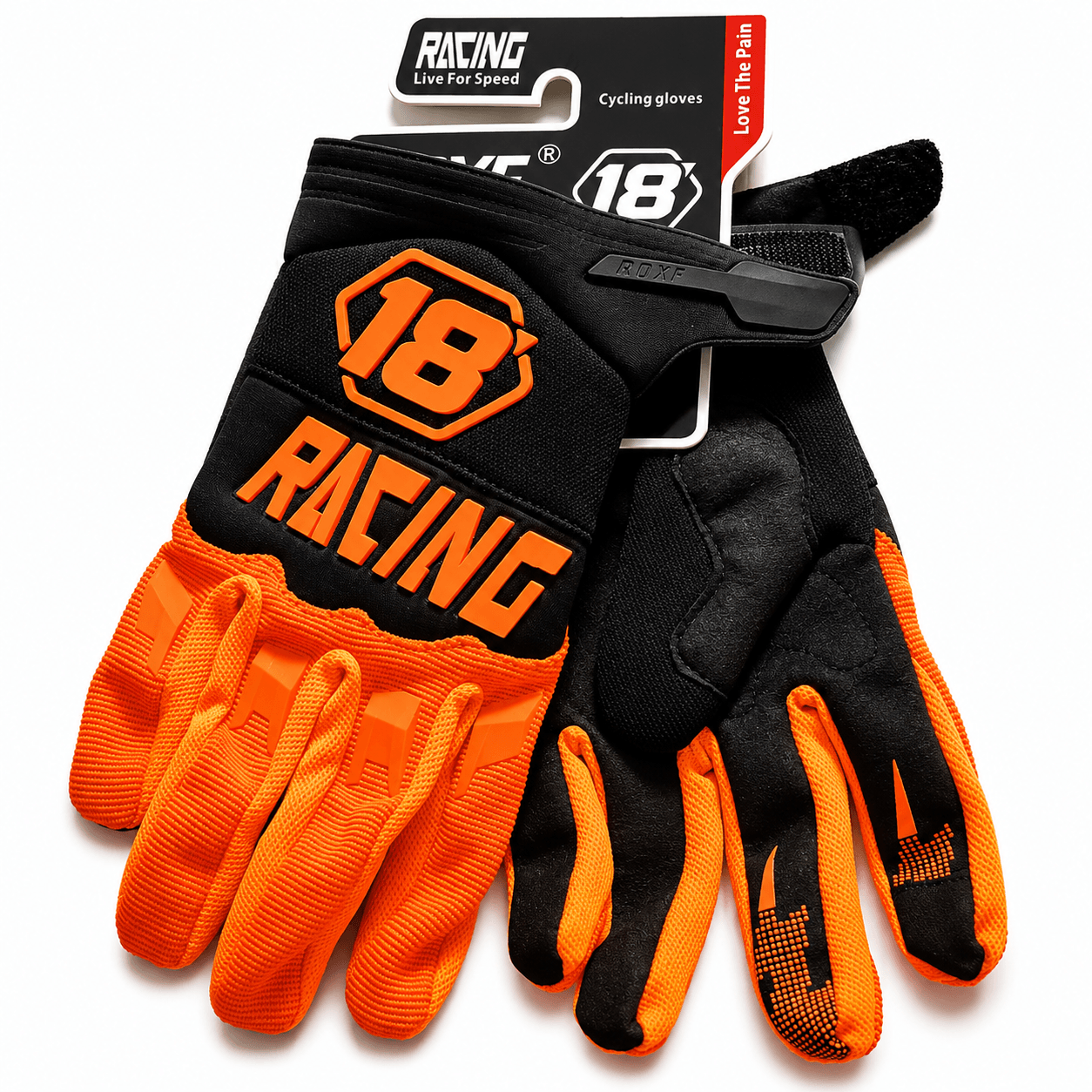 full finger pit bike racing gloves with protective knuckle details
Caption: Neon yellow and black full-finger racing gloves designed for pit bike, motocross, MTB, ATV, and off-road riding.
