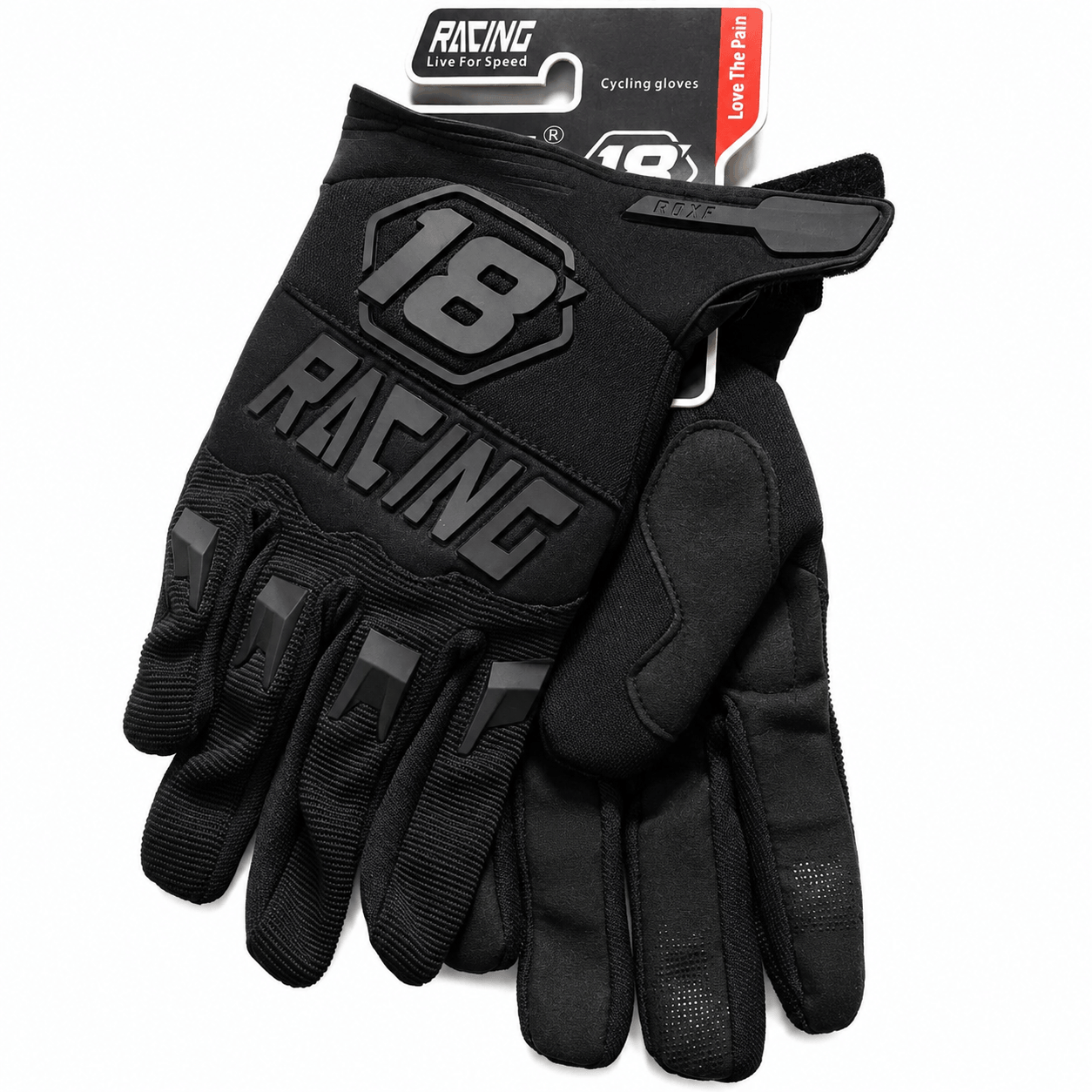 full finger pit bike racing gloves with protective knuckle details
Caption: Neon yellow and black full-finger racing gloves designed for pit bike, motocross, MTB, ATV, and off-road riding.