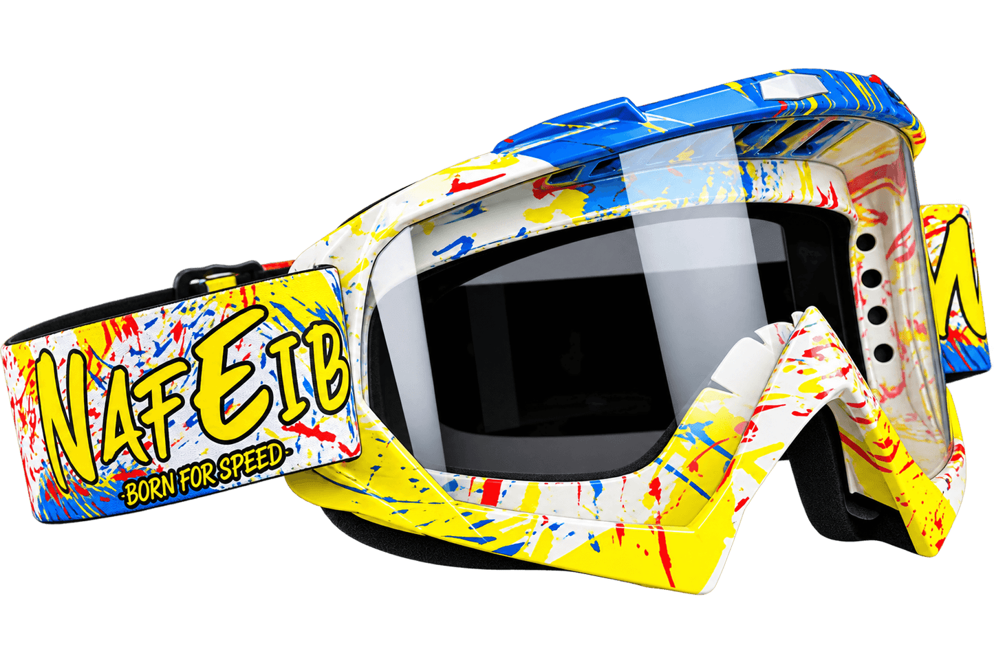 Pit Bike Rider Wearing HQ-Y002 Motocross Goggles